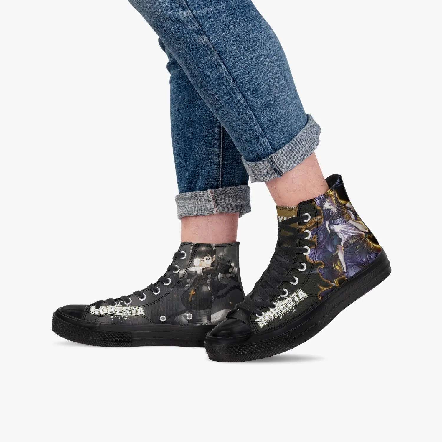 Black Lagoon Roberta A-Star High Anime Shoes