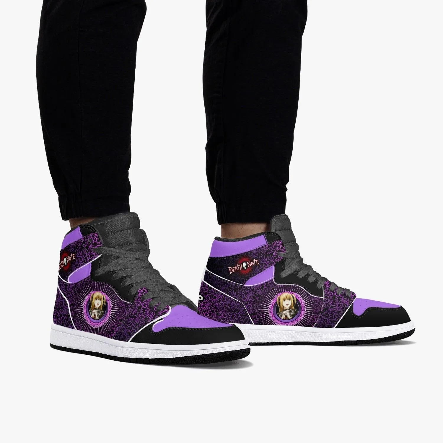 Death Note Misa Amane Purple JD1 Mid Anime Shoes