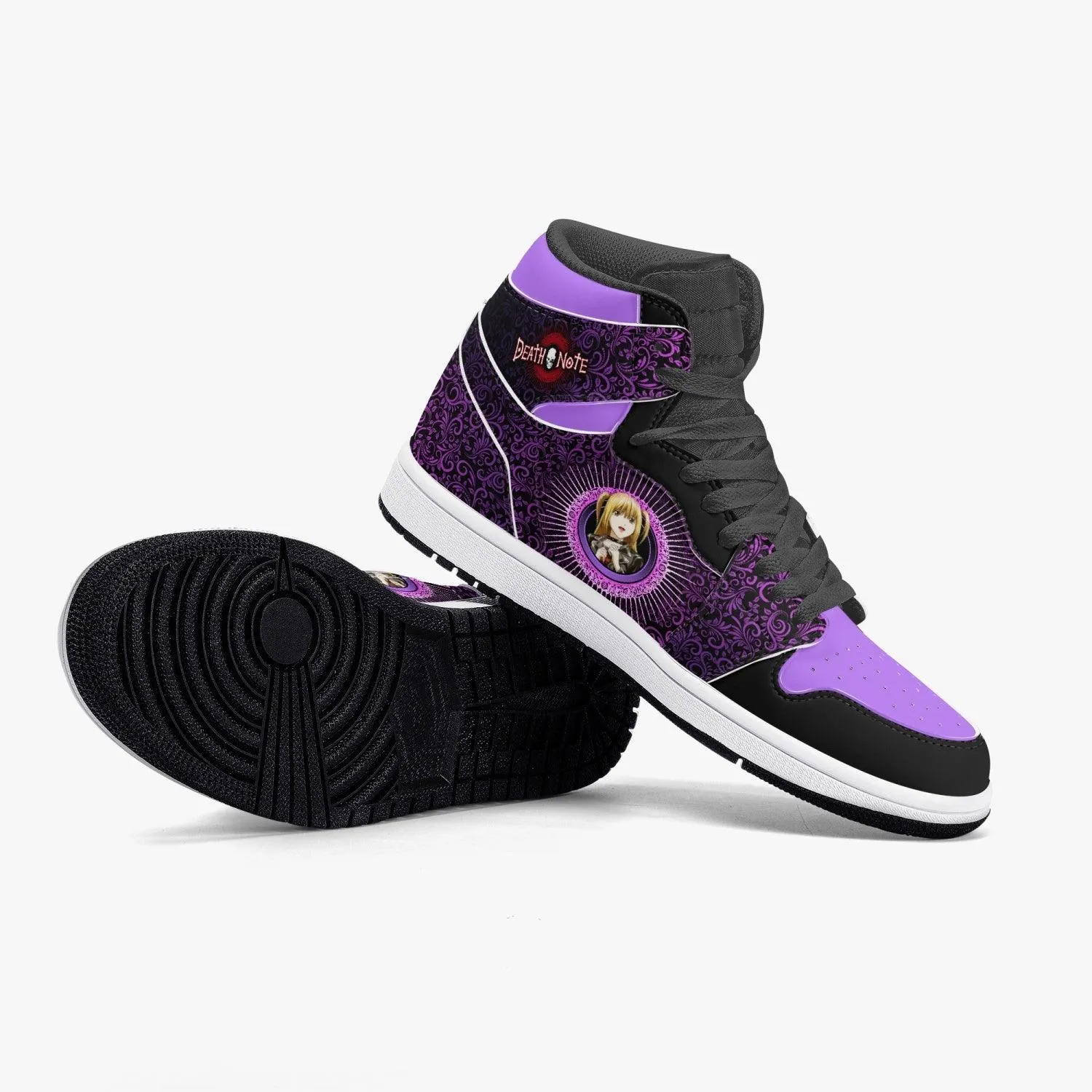 Death Note Misa Amane Purple JD1 Mid Anime Shoes