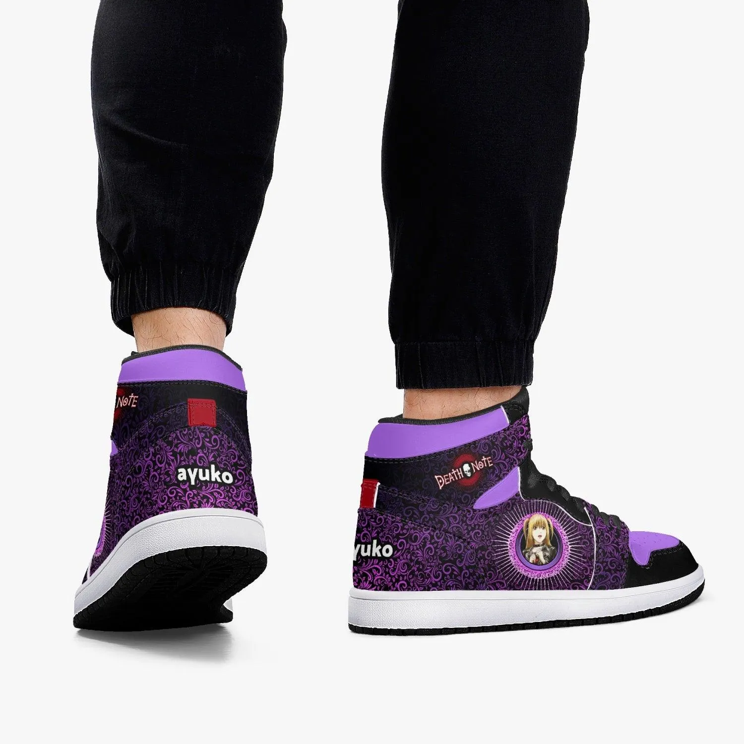 Death Note Misa Amane Purple JD1 Mid Anime Shoes