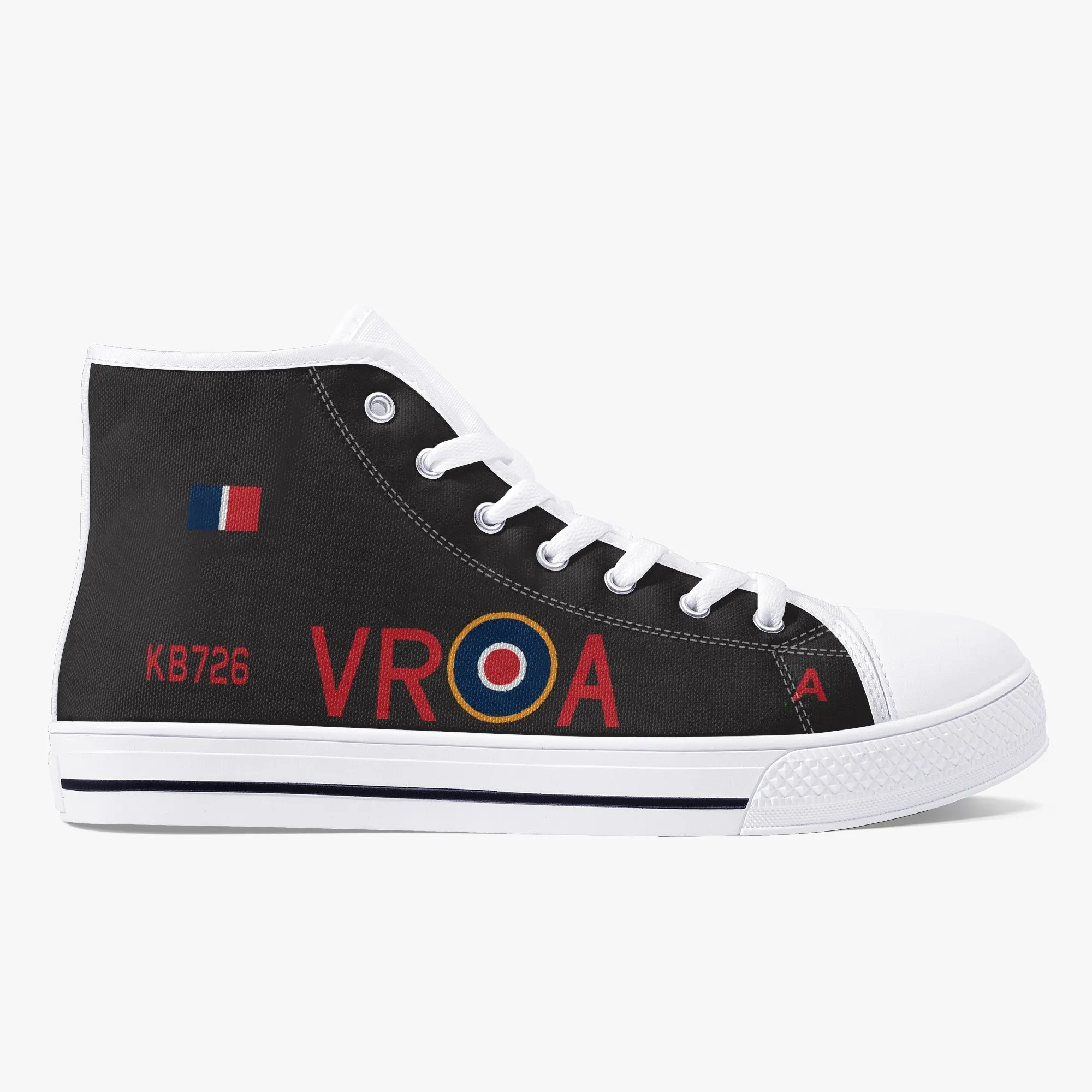 Lancaster "VR-A" High Top Canvas Shoes (Black)