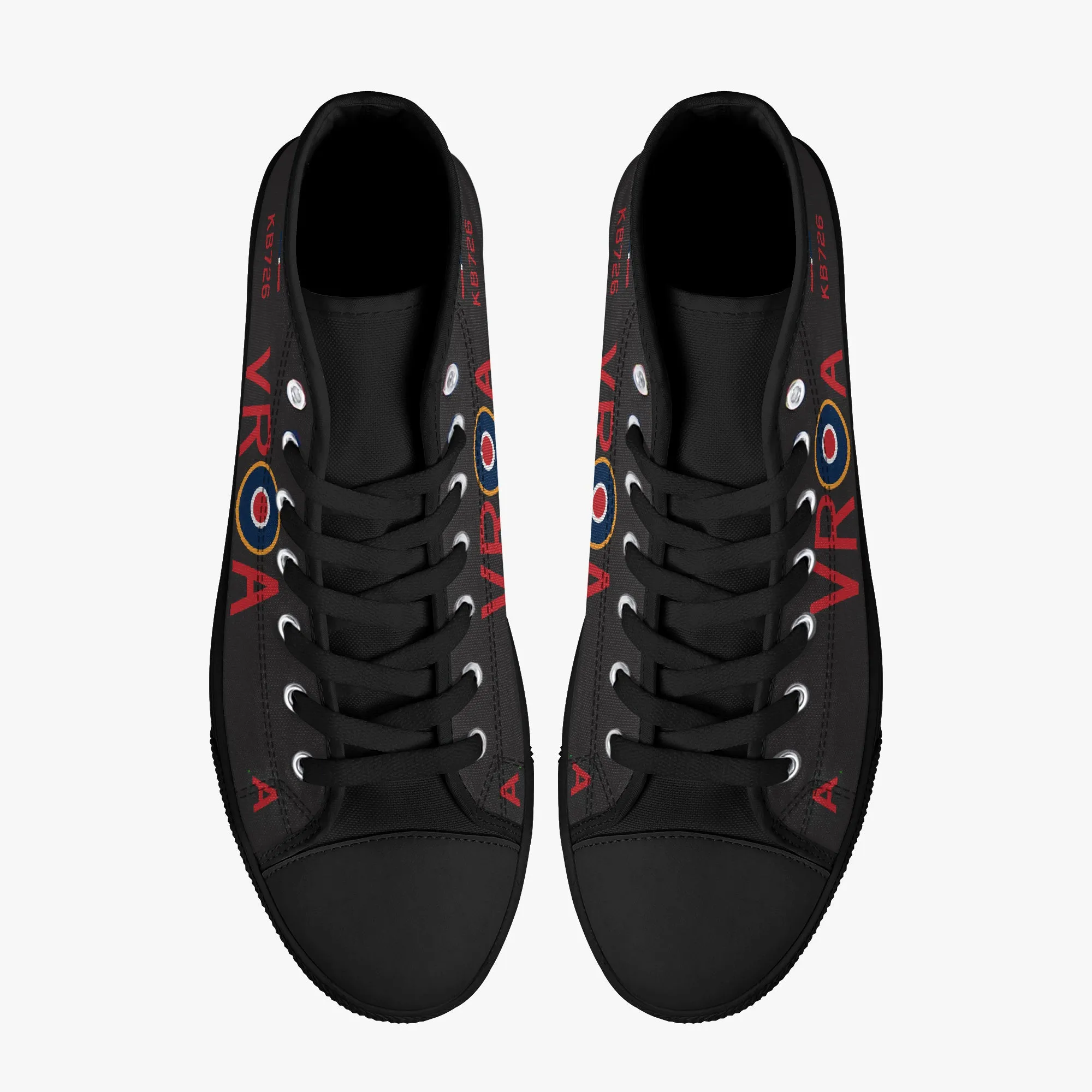 Lancaster "VR-A" High Top Canvas Shoes (Black)