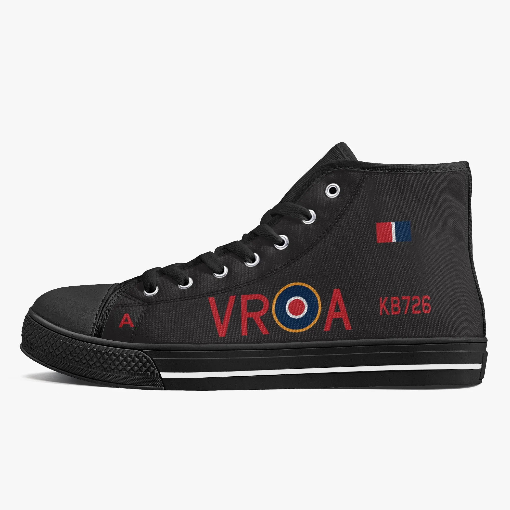 Lancaster "VR-A" High Top Canvas Shoes (Black)