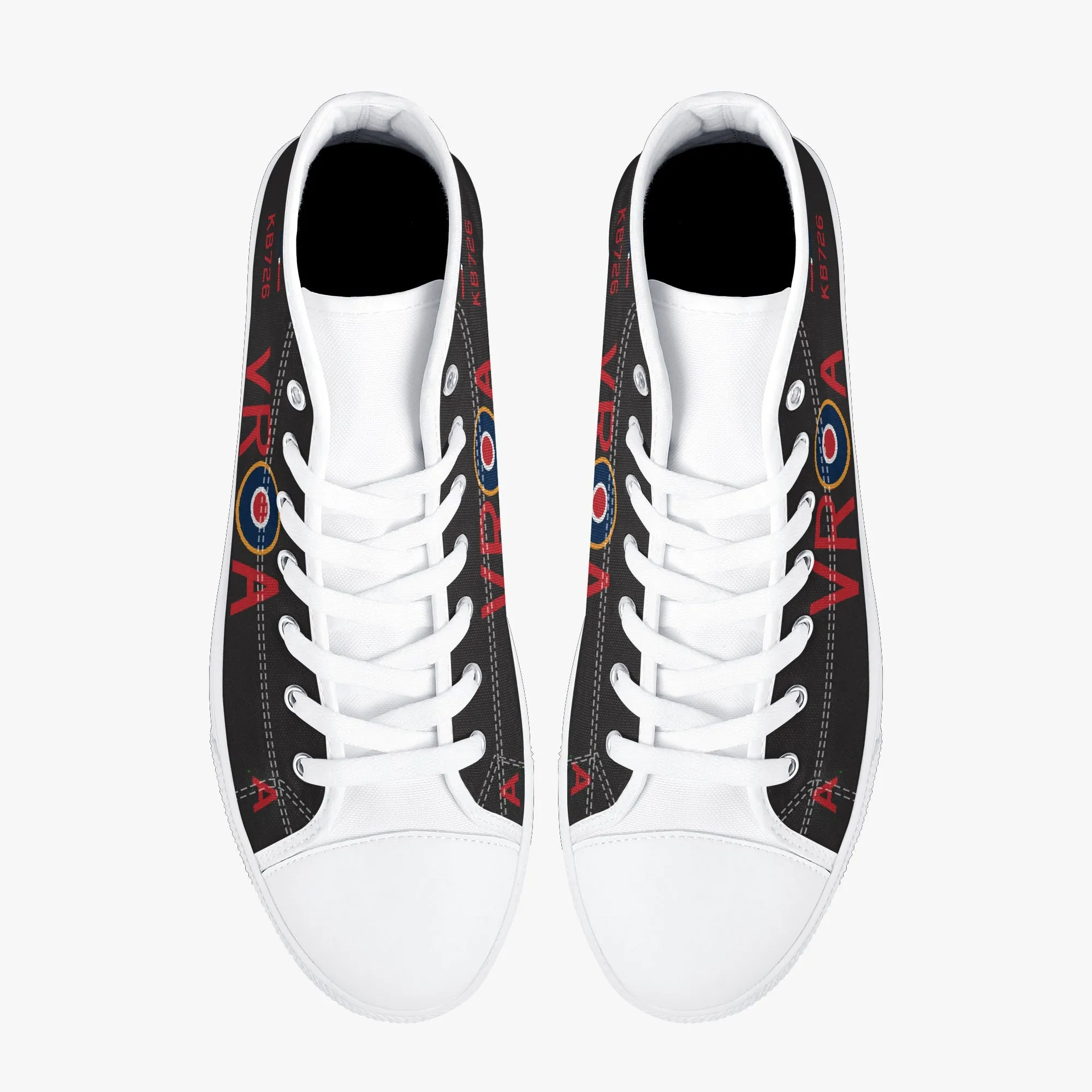 Lancaster "VR-A" High Top Canvas Shoes (Black)