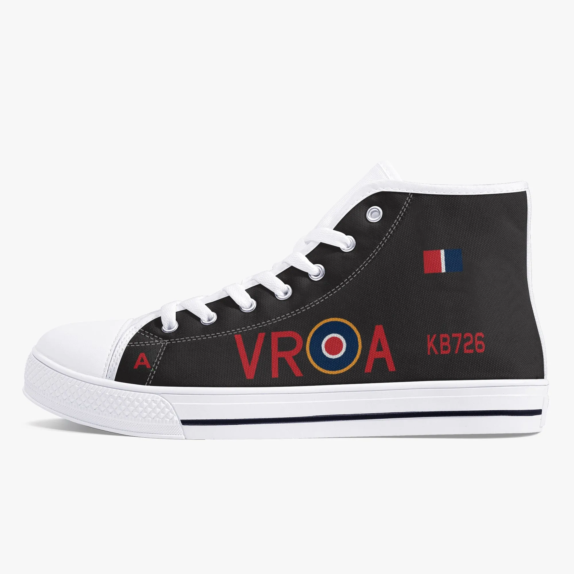 Lancaster "VR-A" High Top Canvas Shoes (Black)