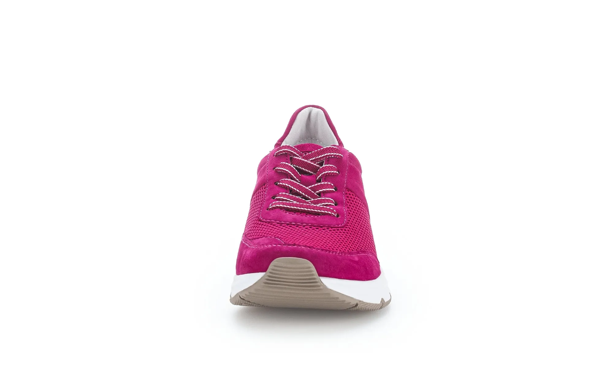 Sneakers fuchsia en textile