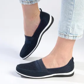 Soft Style By Hush Puppies Sonnagh Slip-On Loafer  - Navy