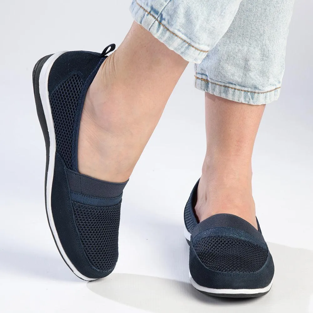 Soft Style By Hush Puppies Sonnagh Slip-On Loafer  - Navy