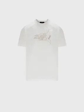 T-shirt with Stylized Zilli Lettering