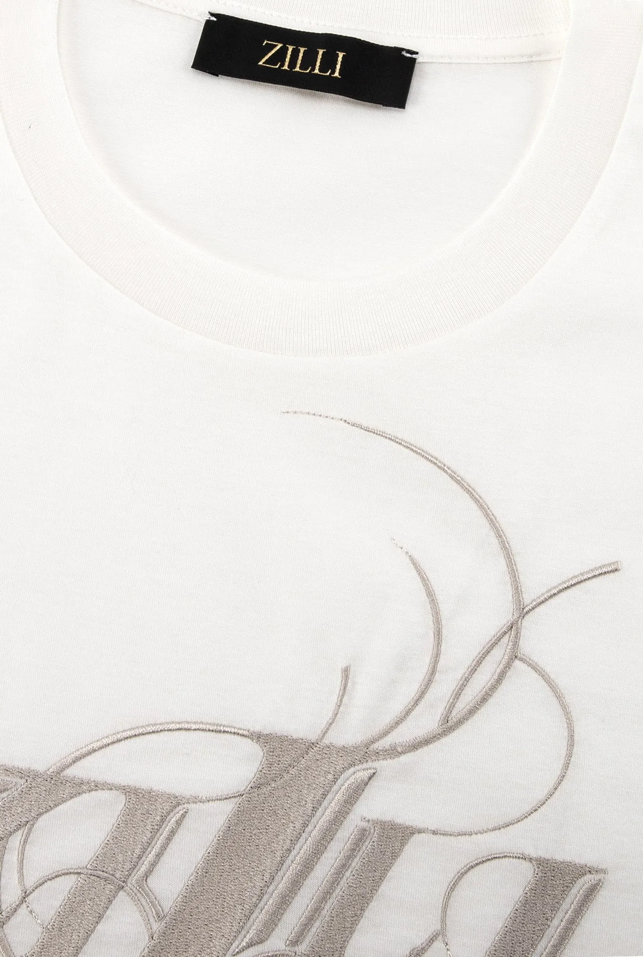 T-shirt with Stylized Zilli Lettering
