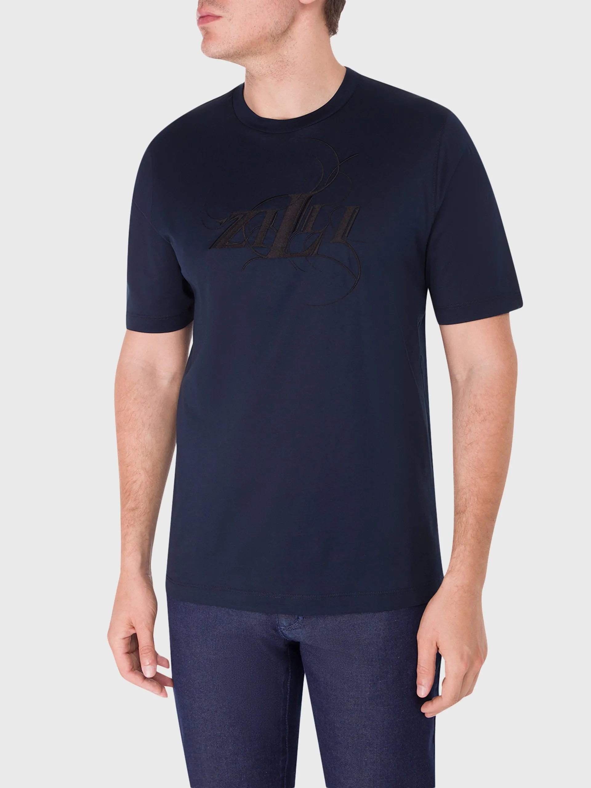 T-shirt with Stylized Zilli Lettering