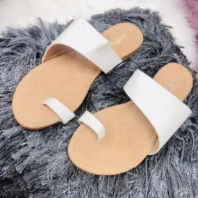 Tally Sandals -White
