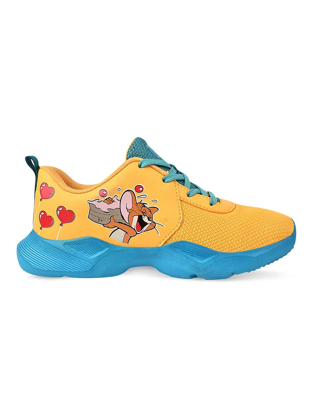 T&J-04 Yellow Kid's Running Shoes
