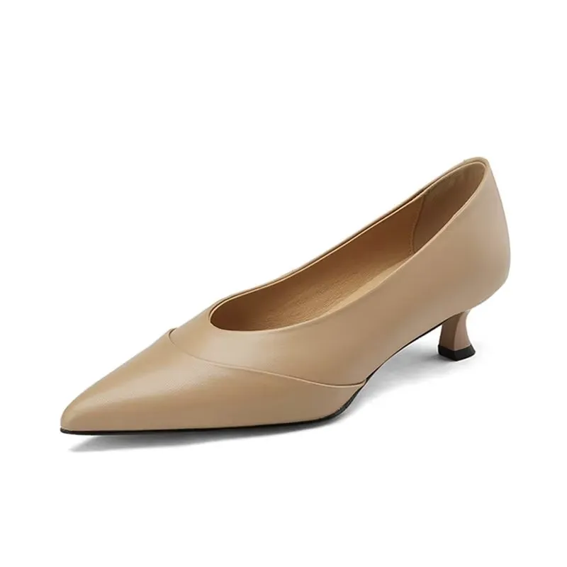 Veltique Chic Slide Heels