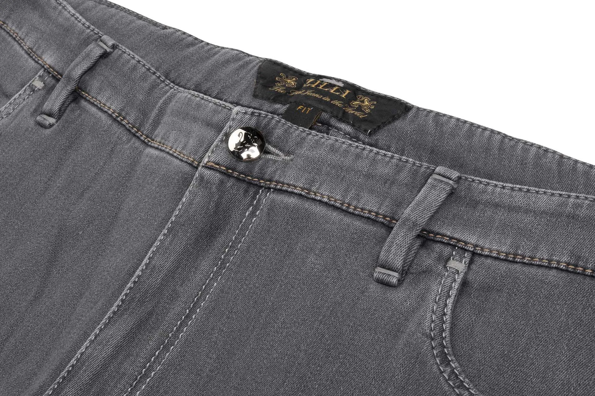 Zilli Slim Fit Jeans with ZILLI Retro Plaque